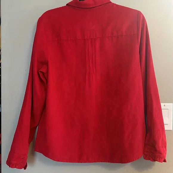 Northern Reflections Red Button-Shacket ❤️ - Picture 5 of 6